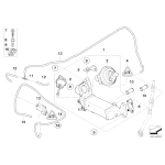 Zawór podciśnienia sterowania EGR BMW E60N E70N E71 E81 E83N E87N E90 E91 F01 F07 F10 F11  - 11717803615