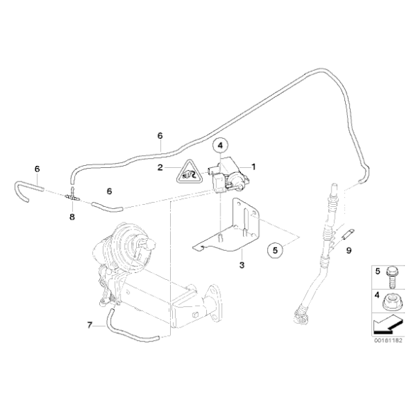 Zawór recylkulacji spalin BMW E60 E87 E90 E83 - 11747805391