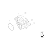 O-Ring pompy podciśnieniowej BMW E60 E81 E90 E91 E92 316i 318i 320i 116i 118i 120i 520i - 11667576823