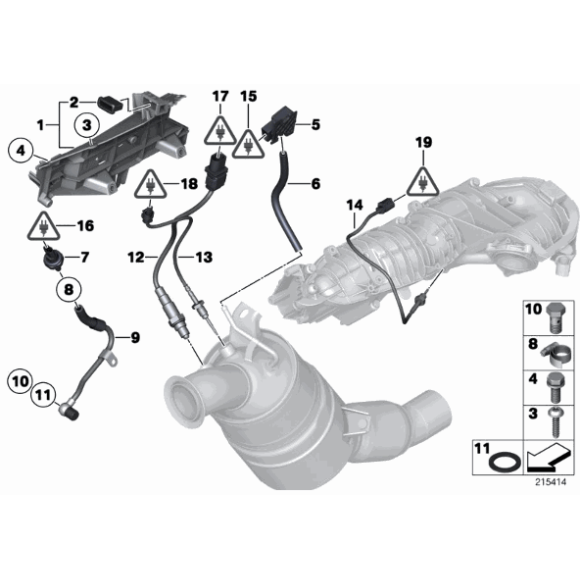 Śruba drążona BMW E60 E61 E70 E81 E90 F01 F07 F10 F20 F30 F40 F55 F56 F57 F60 G01 G07 G11 G20 R60 - 13627811933