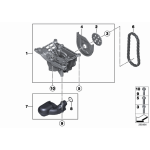 Rura ssąca z uszczelniaczem BMW E90 E91 E92 E93 F01 F02 F06 F07 F10 F11 F12 F15 F25 F26 730 F32 F34 F36 - 11417811991