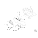 Szyna napinająca rozrządu BMW E60 E61N E63 E64 M5 M6 - 11417835157