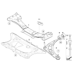Tuleje wahacza przód BMW E85 E86 Z4 M3,2 - 31107838575