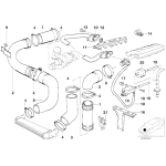 Przewód powietrza EGR BMW E36 E34 325td 325tds 525td 525tds - 11712244914