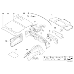 51487897020 Izolacja dźwiękowa pokrywy silnika wygłuszenie maski E60 M5 - 51487897020 - Części oryginalne BMW Łódź | Sklep internetowy BMW