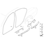 Osłona progu przód prawa M BMW E60 E61N M5 - 51477898818