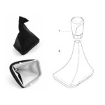 Osłona dźwigni zmiany biegów mieszek Performance alcantara BMW E46 316 318 320 323 325 328 330 M3 - 25117919219