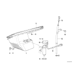 Pokrywa osłona czujnika poziomu oleju silnikowego BMW E23 E24 E28 E30 E32 E34 - 12521276200