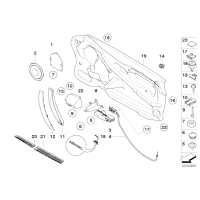 51418040652 Klamka wewnętrzna prawa - 51418040652 - Części oryginalne BMW Łódź | Sklep internetowy BMW