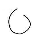 Uszczelka szyberdachu przód BMW E30 316i 318i 318is 320i 323i 324d 324td 325e 325i 325ix M3. - 54128106928