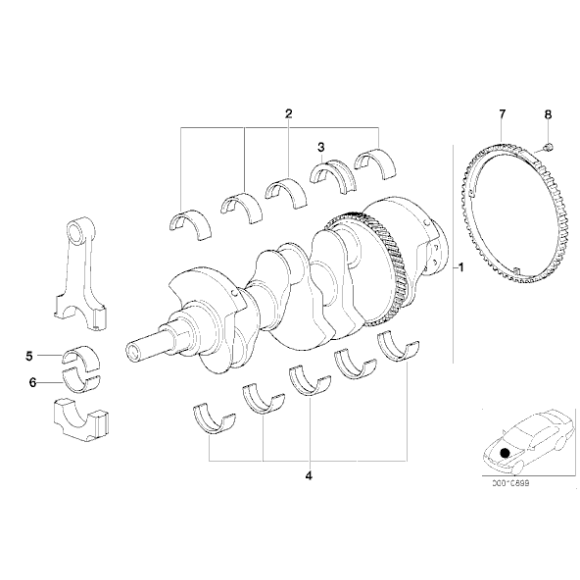 11241284849 Panewka czerwona BMW E21 E30 E34 E36 E38 E39 E46 E53 E60 E61 E65 E83 Z3 - 11241284849 - Części oryginalne BMW Łódź | Sklep internetowy BMW