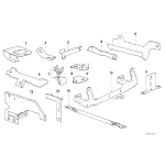 Taśma uziemiająca BMW E30 316i 318i 320i 323i 325i 325e sedan i coupe - 12511285041