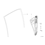 51358125204 Elektryczny siłownik szyby tył prawy BMW E38 728 728 730 735 740 750 - 51358125204 - Części oryginalne BMW Łódź | Sklep internetowy BMW