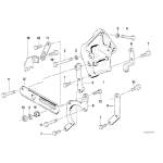 Płyta mocująca BMW E30 E34 E28 324d 324td 524d 524td - 32411285942