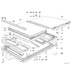 Uszczelka szyberdachu BMW E34 Touring 518 520 525 530 540 M5 - 54128133642