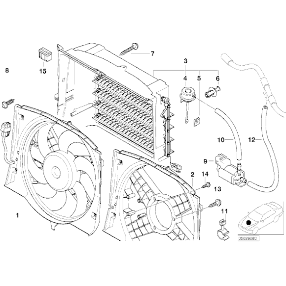 Elektrozawór BMW E46 F10 E65 E60 E38 E39 - 11741742712