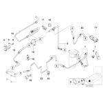 Uchwyt przewodu paliwowego BMW E24 E30 E32 E34 E36 E38 E46 Z3 - 13311287351