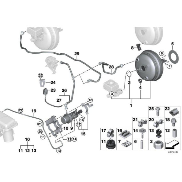 Elektrozawór BMW E46 E39 E38 E60 E65 X3 X5 E61 E53 E70 E71 E81 E83 E87 E90 E91 F01 F07 F10 F12 F15 F20 F30 - 11747810831