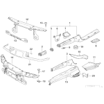 Mocowanie stabilizatora przód prawe BMW E36 Z3 316i 318i 318is 318tds 320i 325tds 325i 328i M3 - 41118151122