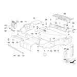Osłona lampy tył prawa BMW E36 Cabrio 318 320 323 325 328 M3 - 51478165318