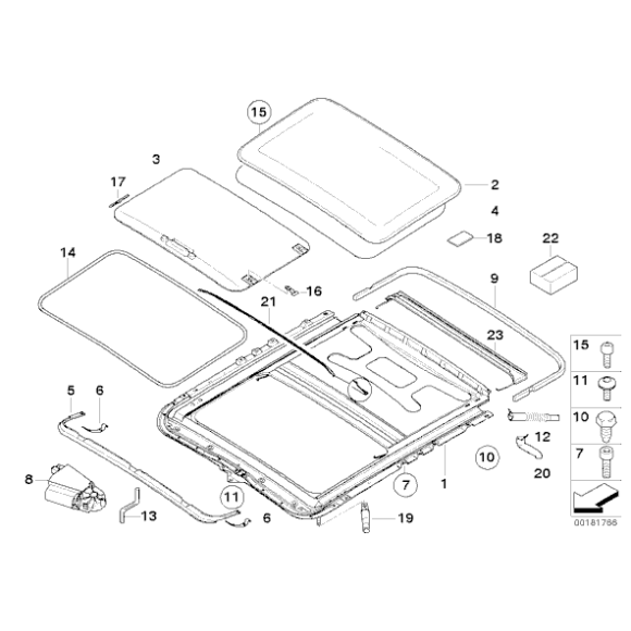 51738197504 Elastyczny przewód odpływu wody tylny BMW E46 MINI R50 R53 R55 R56 R60 R61 - 51738197504 - Części oryginalne BMW Łódź | Sklep internetowy BMW
