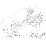 Izolacja termiczna prawa BMW E38 E39 725 730 740 735 740 520 523 525 528 530 535 540 M5 - 51488206358