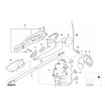 51228212171 Cięgno uruchamiające rygiel tył lewe BMW E46 316 318 320 323 325 328 330 M3, prod. do 09.2000r - 51228212171 - Części oryginalne BMW Łódź | Sklep internetowy BMW