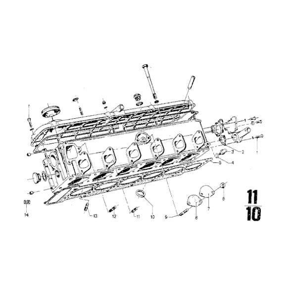 Uszczelka pokrywki głowicy BMW E12 E23 E24 E3 E32 E34 E9 525 528 530 535 728 730 733 732 730 735 - 11151312176