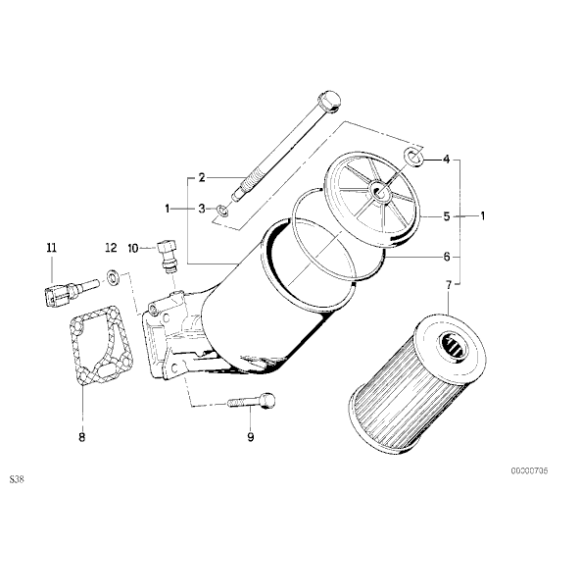 11421312210 Uszczelka - 11421312210 - Części oryginalne BMW Łódź | Sklep internetowy BMW