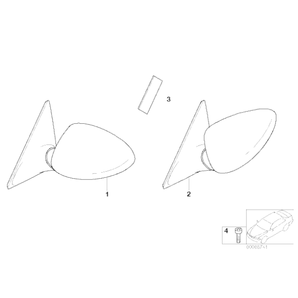 51168220001 Śruba samogwintująca (M6x14 Z1) BMW E36 E46 E60 E61 E63 E64 - 51168220001 - Części oryginalne BMW Łódź | Sklep internetowy BMW