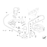 Zawór zwrotny BMW E23 E24 E31 E34 E36 E38 E39 E46 E53 X5 E60 E61 Z3 - 11611312737