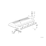 Osłona silnika pokrywy zaworów 12V BMW E31 E32 E38 M60 750 850 - 11611316203
