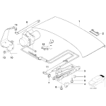 51248236504 Olej hydrauliczny z zestawem śrub zestaw naprawczy klapy tył BMW E38 725 728 730 735 740 750  - 51248236504 - Części oryginalne BMW Łódź | Sklep internetowy BMW