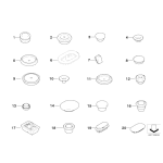 Zaślepka BMW E46 E83 E85 E86 X3 Z4 318 320 323 325 330 316 328 M3 - 51718238450