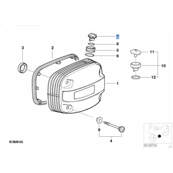 11141340900 Pokrywa korka oleju BMW K30 R21 R22 R28 - 11141340900 - Części oryginalne BMW Łódź | Sklep internetowy BMW