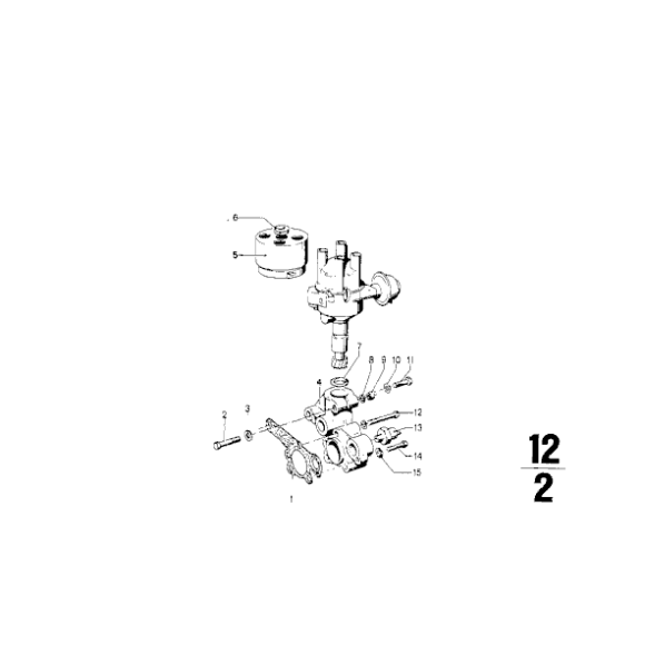 Czujnik ciśnienia oleju BMW E21 E24 E30 E28 - 61311354274