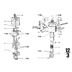 Rozdzielacz aparatu zapłonowego BMW 114 NK 1600 2002 2000 1500 1800 - 12111354504