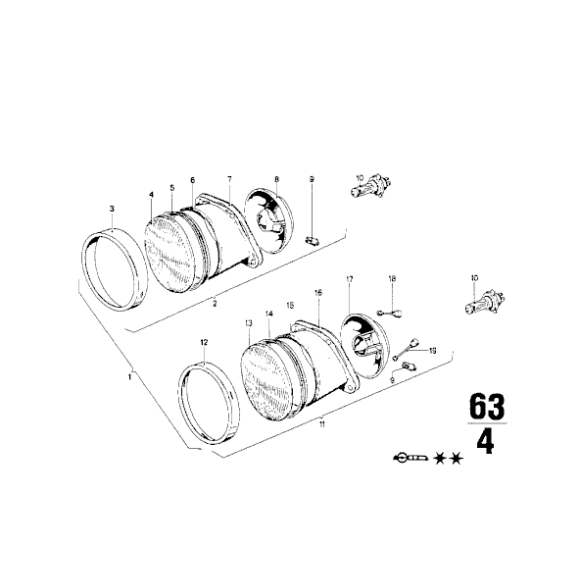 Żarówka H4 - 63121354619