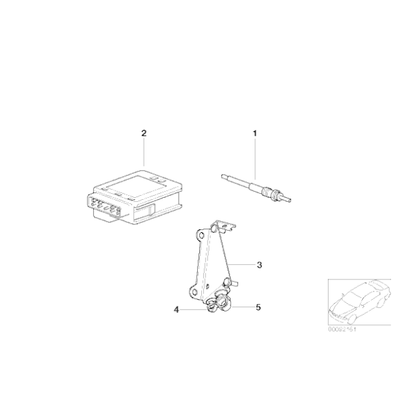 12217801200 Sterownik świec żarowych BMW E60 E46 E90 E91 E61 E87 118d 120d 520d 318d 320d - 12217801200 - Części oryginalne BMW Łódź | Sklep internetowy BMW