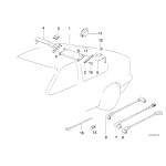Uchwyt wtyczek zestawu przewodów zmieniarki CD BMW E36 318i 320i 323i 325i 328i M3 Cabrio - 65128361159