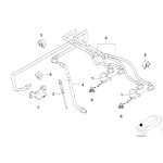 Uszczelka spryskiwacza BMW E39 520i 520d 523i 525i 525d 528i 530i 530d 535i 540i M5 - 61668364190