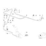 61668364444 Dysza spryskiwacza podgrzewana BMW E38 725tds 728i 730i 730d 740i 735i 740d 750i - 61668364444 - Części oryginalne BMW Łódź | Sklep internetowy BMW