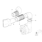 Osłona gumowa BMW E32 E34 730i 735i 520i 525i 530i 535i M30 - 12311710514