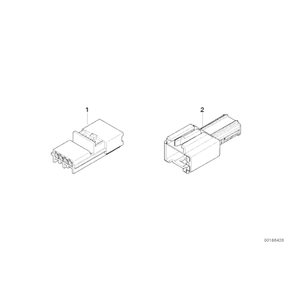Obudowa wtyczki BMW E39 E60 E46 316 318 320 323 325 328 330 520 523 528 530 535 540 545 550 M5 M3 - 61138377143