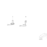 Przewód naprawczy napinacza pasa kierowcy BMW E38 E39 725 728 730 735 740 750 520 523 525 528 530 540 M5 - 61138377199