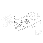 Przewód wody silnik nagrzewnica BMW E36 Z3 1,8 1,9 M43 - 64218378610