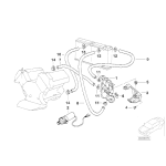 Przewód elastyczny chłodnicy BMW E38 725 728 730 735 740 - 64218391122