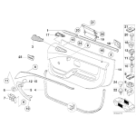 Uszczelka drzwi przednia lewa BMW Z3 2.8 3.0 M3 1.8 1.9 2.0 2.5 2.8 3.0 - 51718397375
