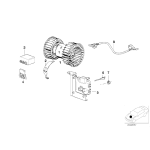 64518398838 Sterownik nagrzewnicy BMW E46 Z3 316 318 320 323 328 - 64518398838 - Części oryginalne BMW Łódź | Sklep internetowy BMW