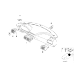 Osłona dyszy odmrażacza prawa BMW Z3 2.8 3.0i 1.8 1.9 2.0 2.5 3.0i M3 - 64228399936